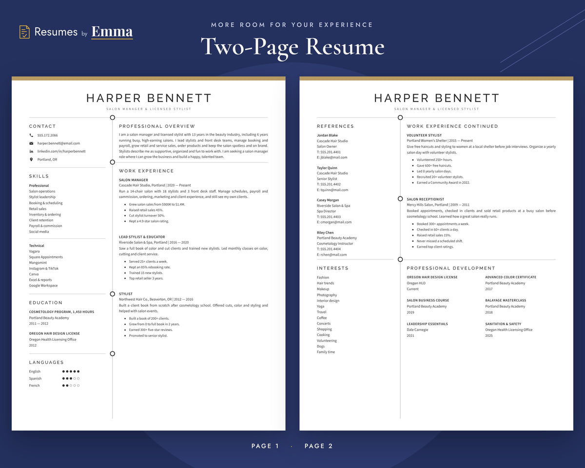 salon-manager 02 two-page