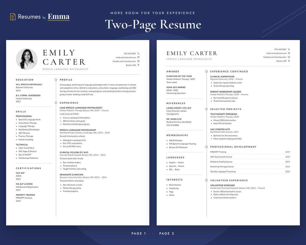 speech-language-pathologist 02 two-page