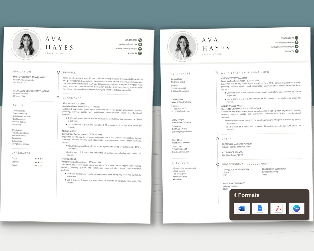 travel-agent 02 two-page