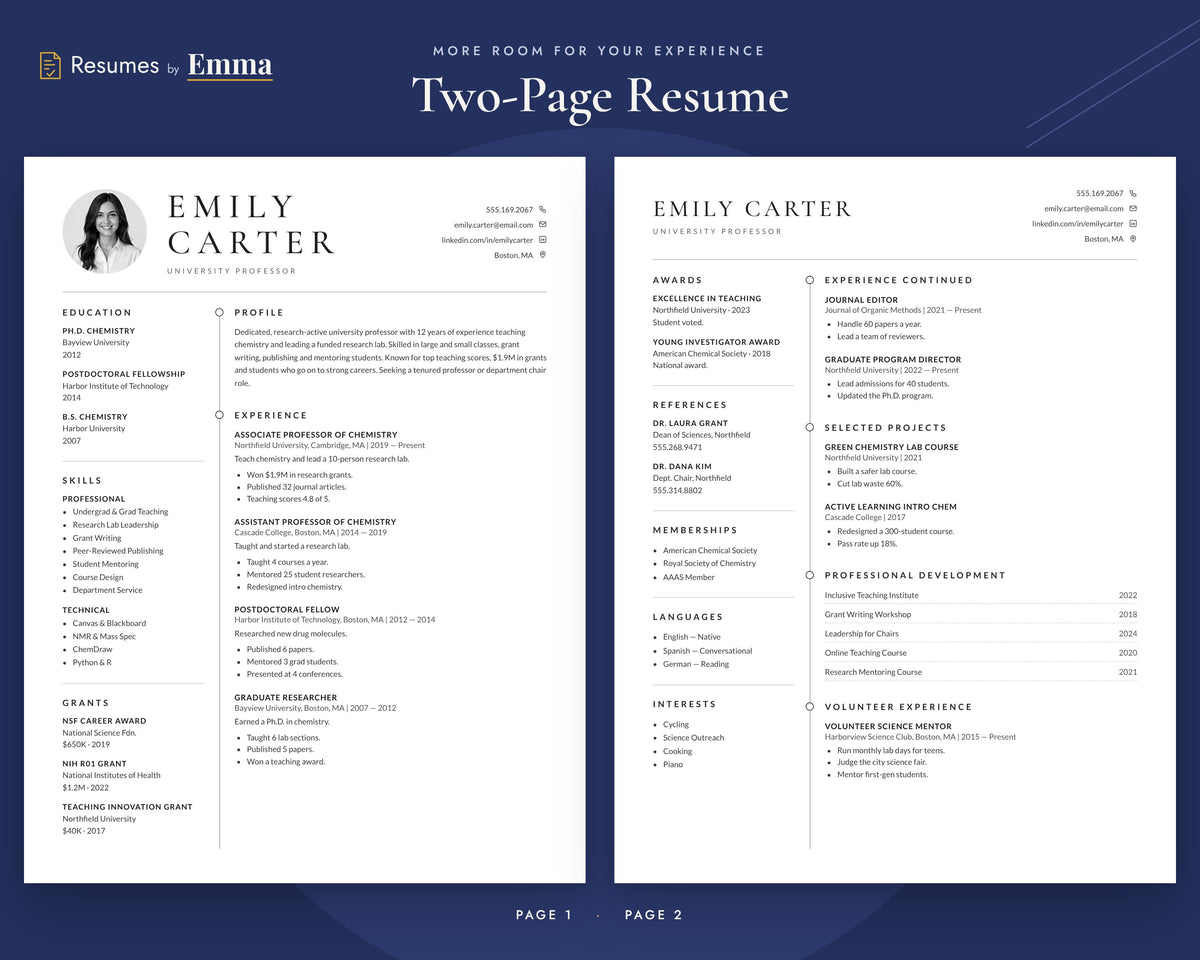university-professor 02 two-page
