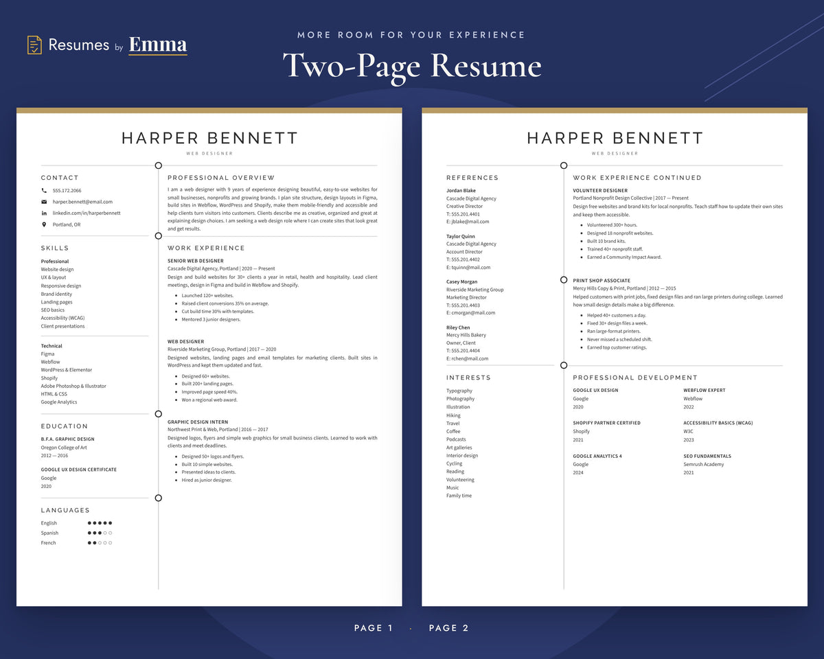 web-designer 02 two-page